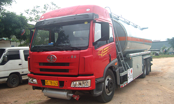 危险货物气体运输车辆展示