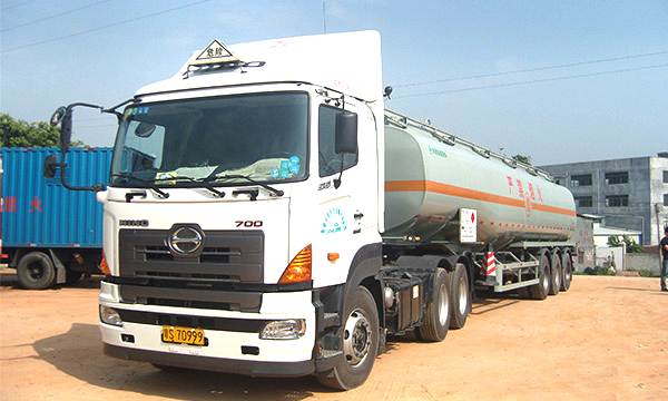 气体危险货物车辆展示